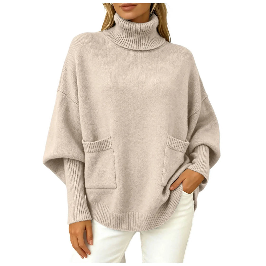 Sofia Batwing Turtleneck Sweater