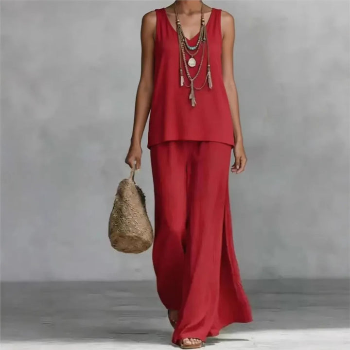 Minea Wide Leg Matching Set