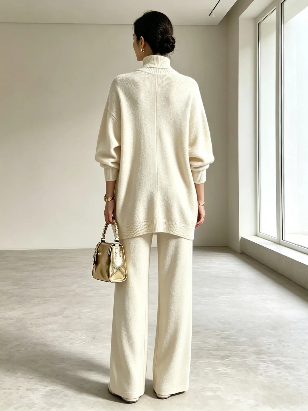 Marguerite Wrap Front Sweater Set