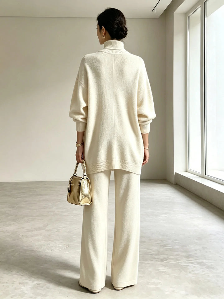 Marguerite Wrap Front Sweater Set