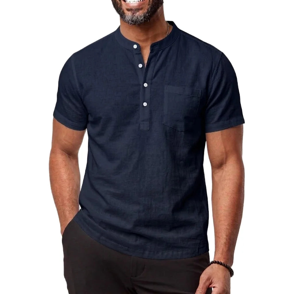 Blake Breathable Linen Tee
