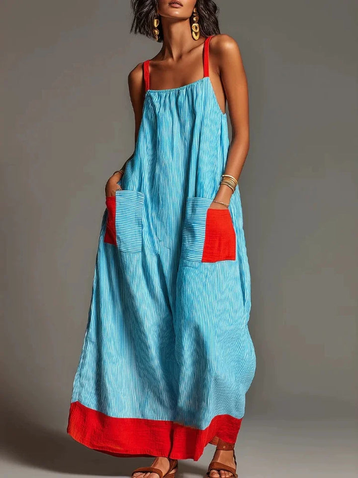 Amelie Square Neck Maxi Dress