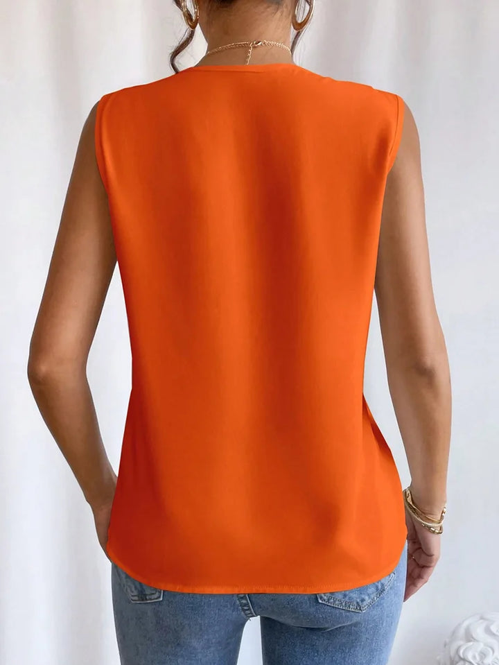 Brooklyn Relaxed V Neck Blouse
