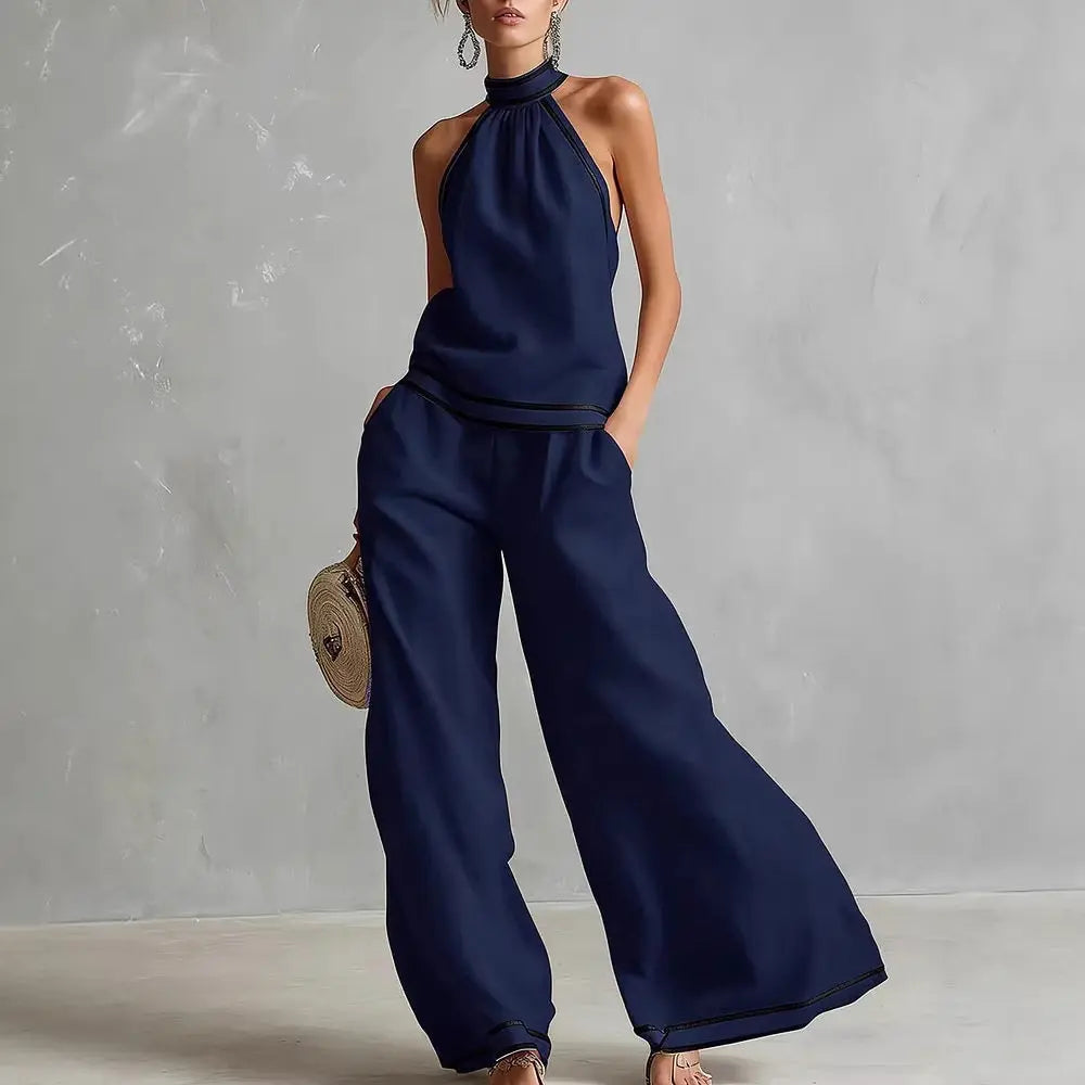 Pamela Halter Neck Matching Set