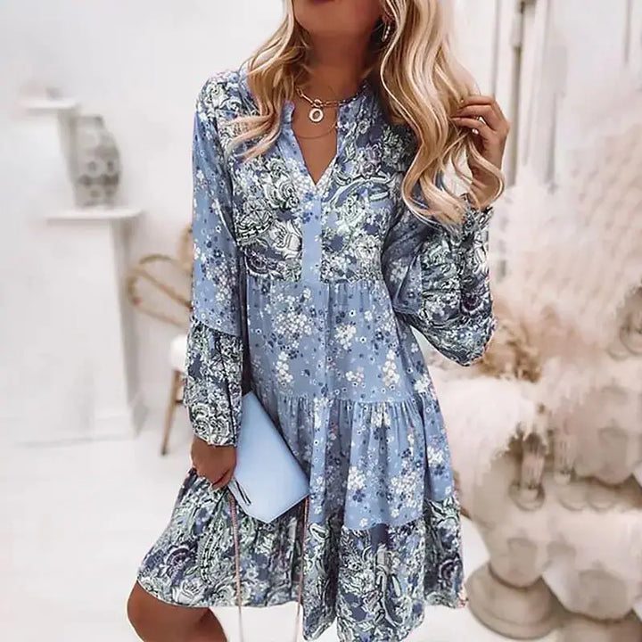 Dakota Boho Floral Mini Dress