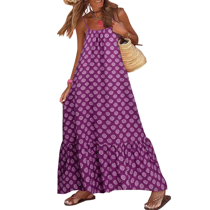 Delaney Mosaic Print Maxi Dress