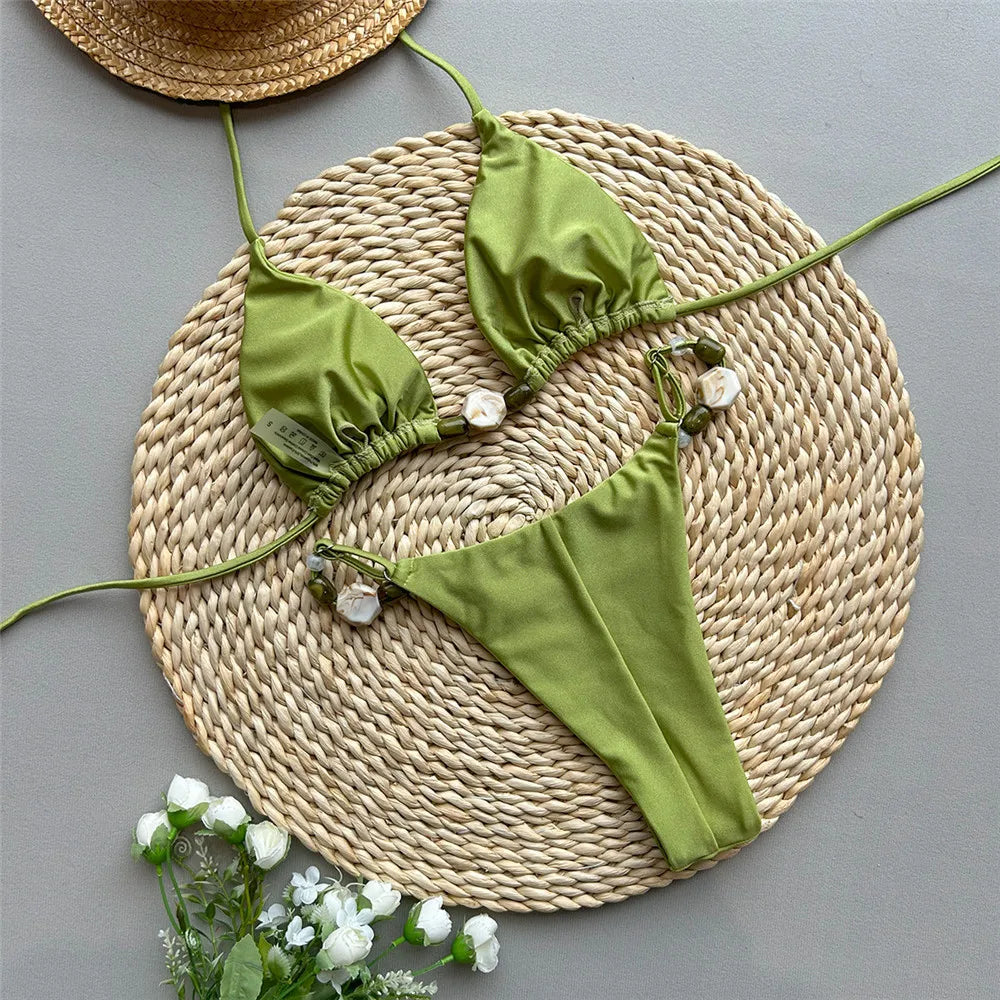Vanessa Halter Bralette Bikini Set