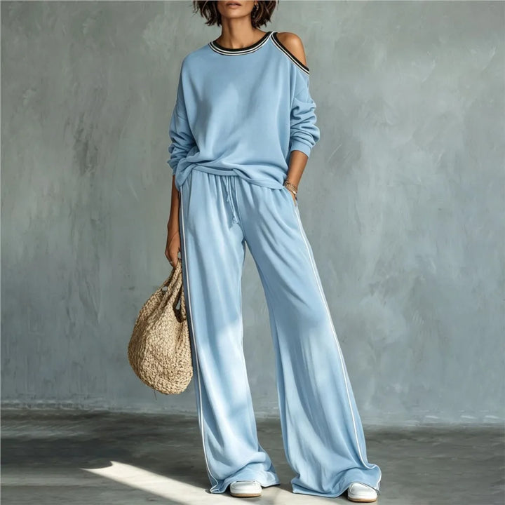 Ann Cold Shoulder Lounge Set