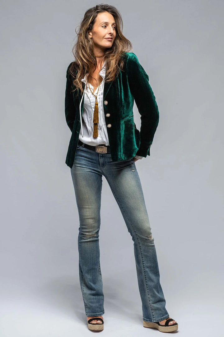 Florence Tailored Velvet Blazer