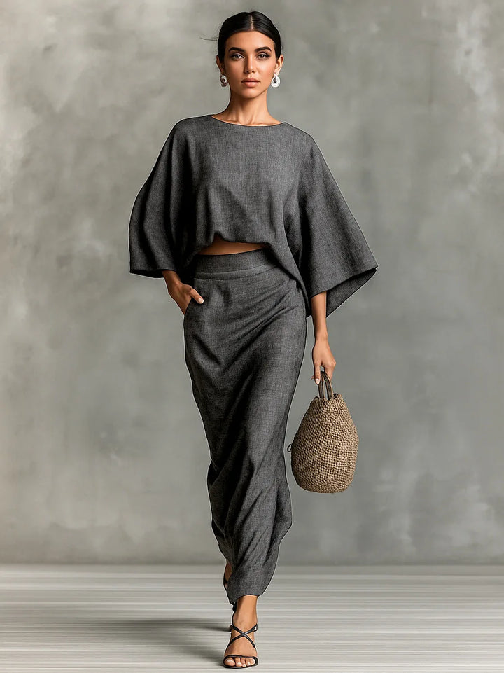 Amanda Bat Sleeve Set