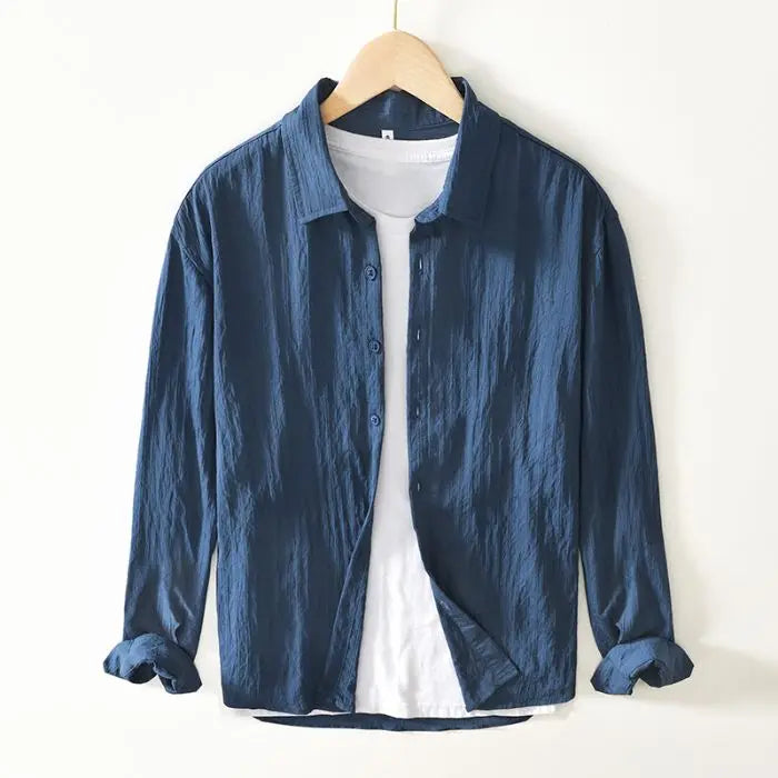 Brody Textured Linen Shirt