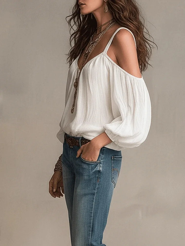 Dakota Off Shoulder Boho Blouse