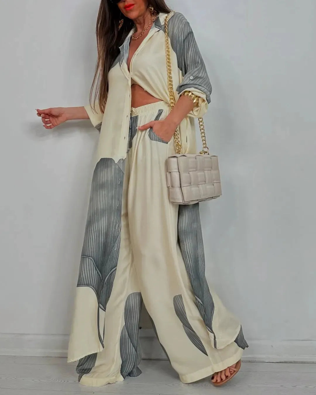 Kristen Long Sleeve Boho Matching Set