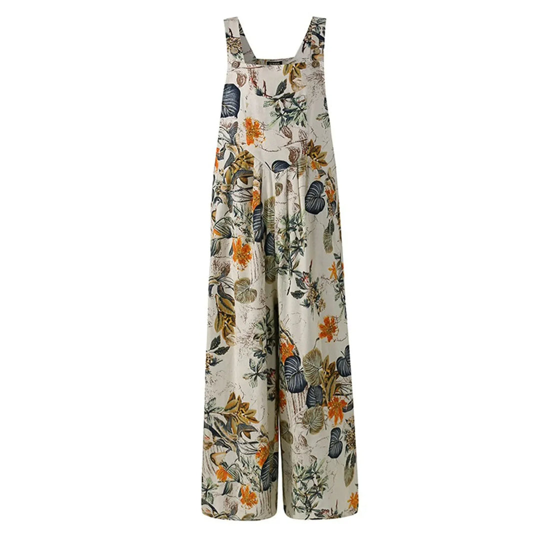 Caroline Floral Pocket Jumpsuit