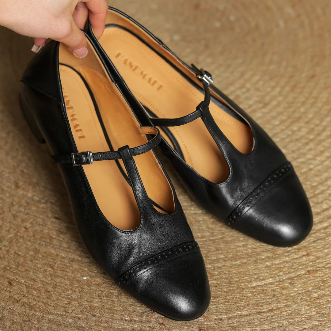 Vivienne Genuine Leather Flats