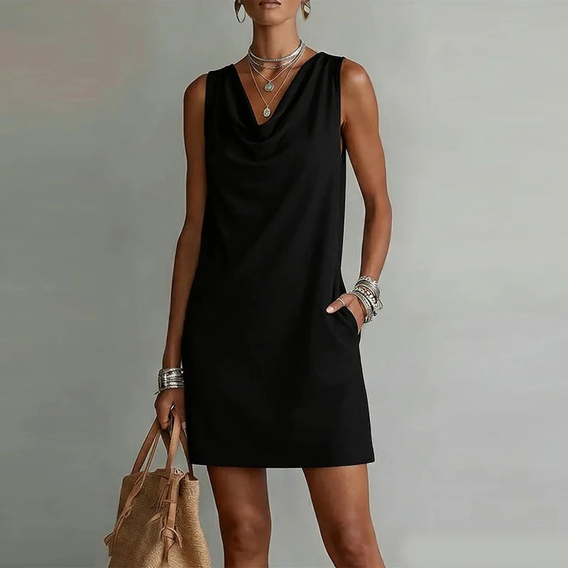 Nikki Lightweight Pocket Mini Dress