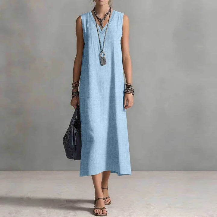Remi Elegant Relaxed Sleeveless Maxi Dress