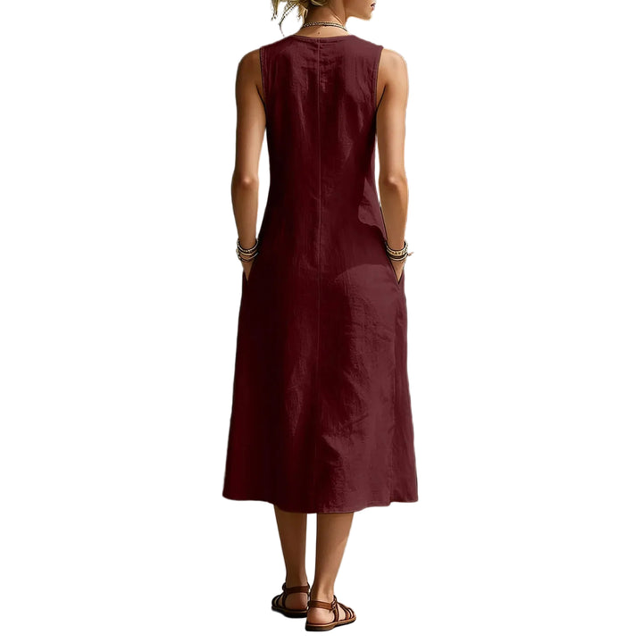Liora Casual Boho Maxi Dress