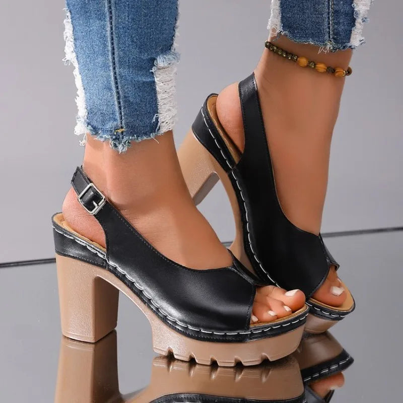 Vivienne Orthopedic Block Sandals
