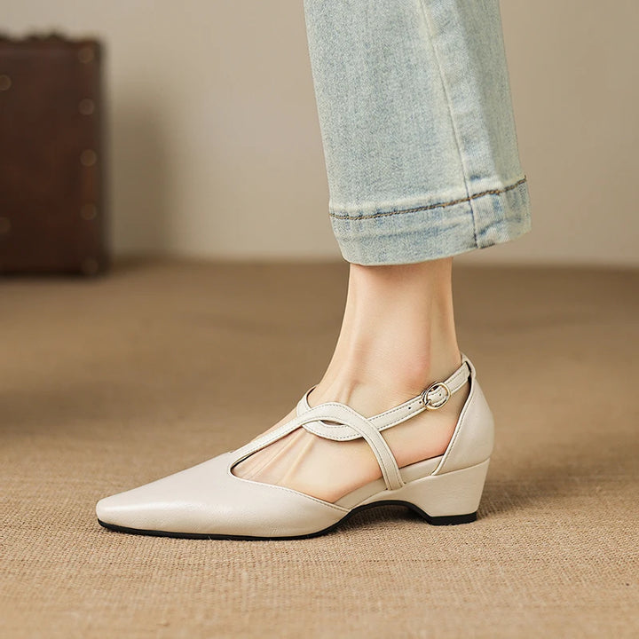 Celestine Pointed Mary Jane Heels