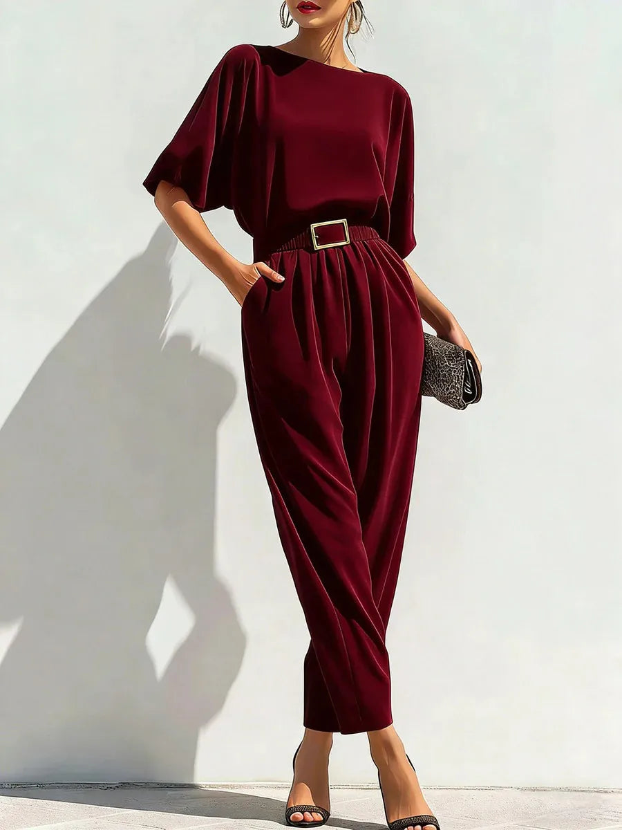 Camille Batwing Sleeve Jumpsuit
