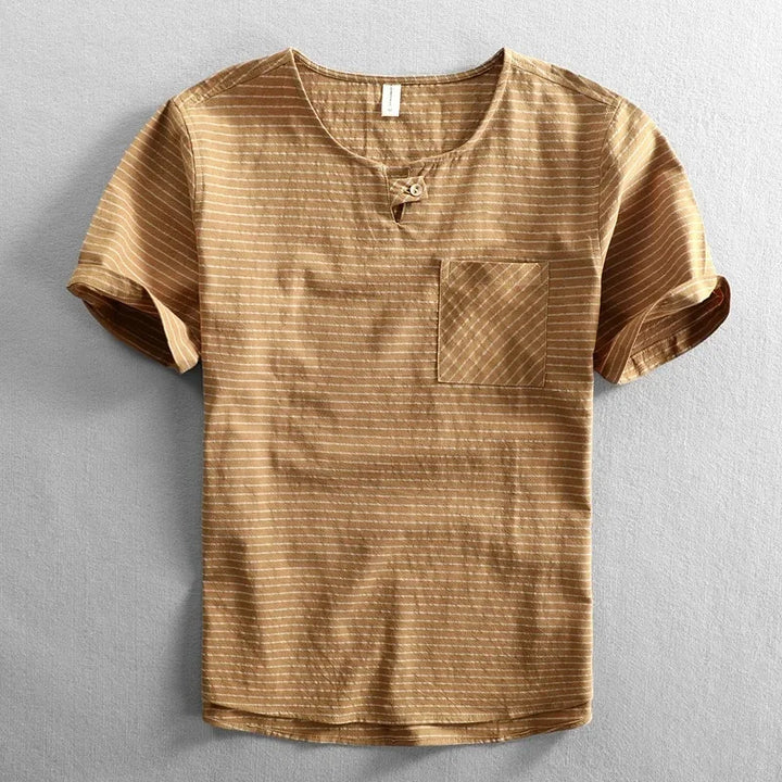 Hafford Cotton Stripe Tee Shirt