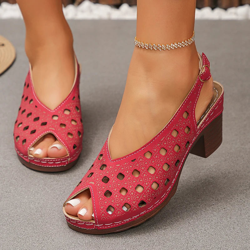 Maisie Orthopedic Peep Toe Sandals