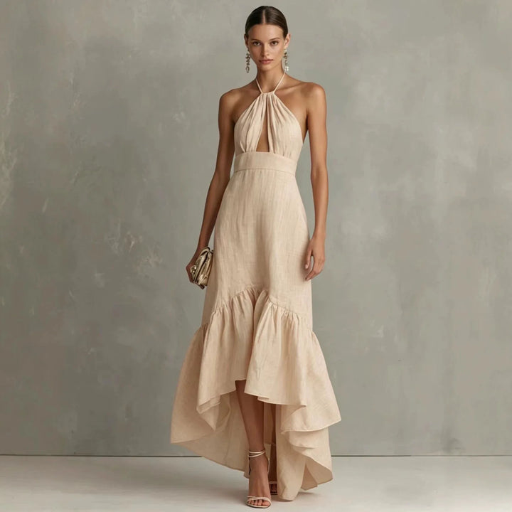 Carter Halter Wedding Guest Dress