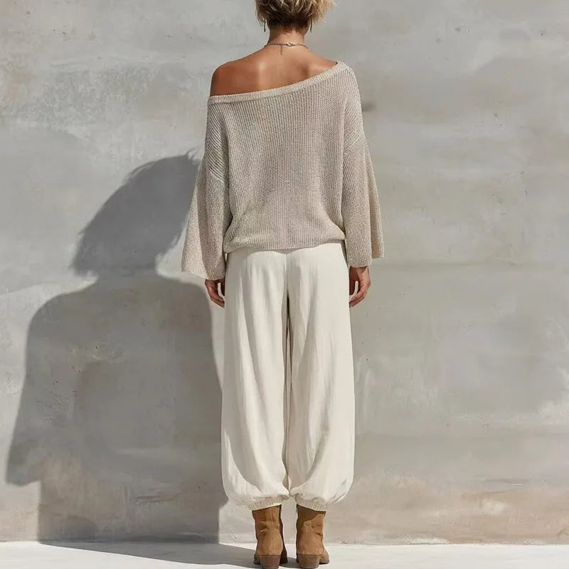 Maren Knit One Shoulder Set