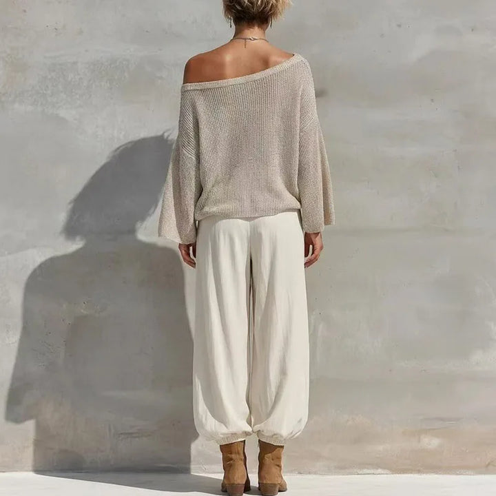 Maren Knit One Shoulder Set