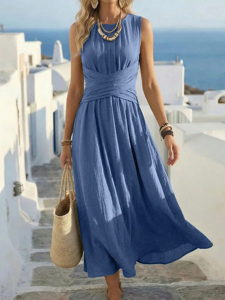 Marielle Ruched Waist Maxi Dress