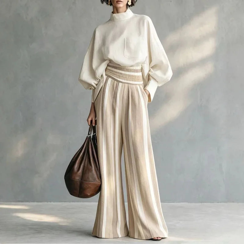 Lennox Relaxed Striped Pant Set