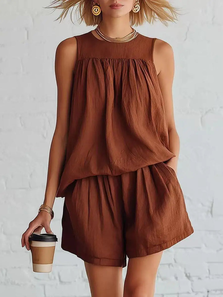 Maren Casual Relaxed Shorts Set