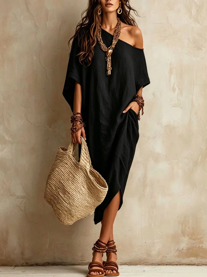 Marielle Batwing Sleeve Midi Dress