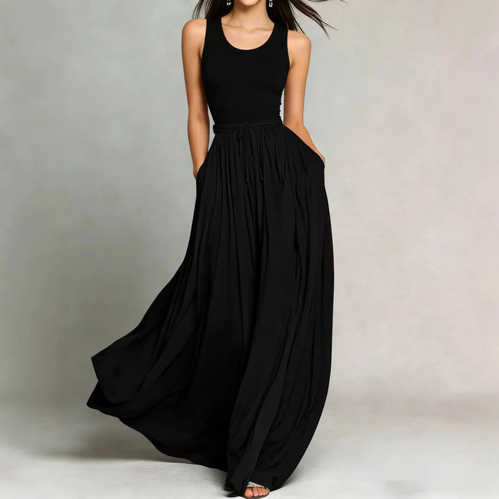 Brianne Elegant Flowy Maxi Dress