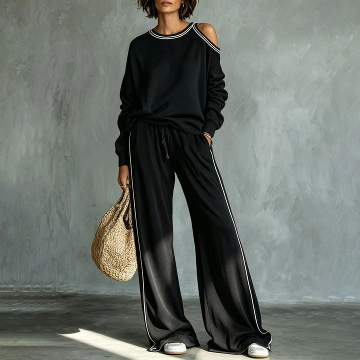 Ann Cold Shoulder Lounge Set