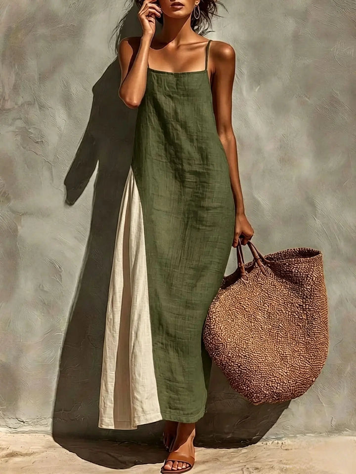Averie Relaxed Linen Maxi Dress