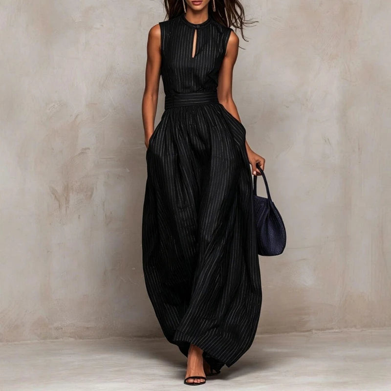 Savina Sleeveless Wide Leg Jumpsuit