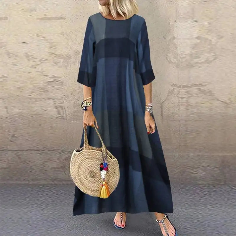 Whitney Effortless Short Sleeve Maxi Dress