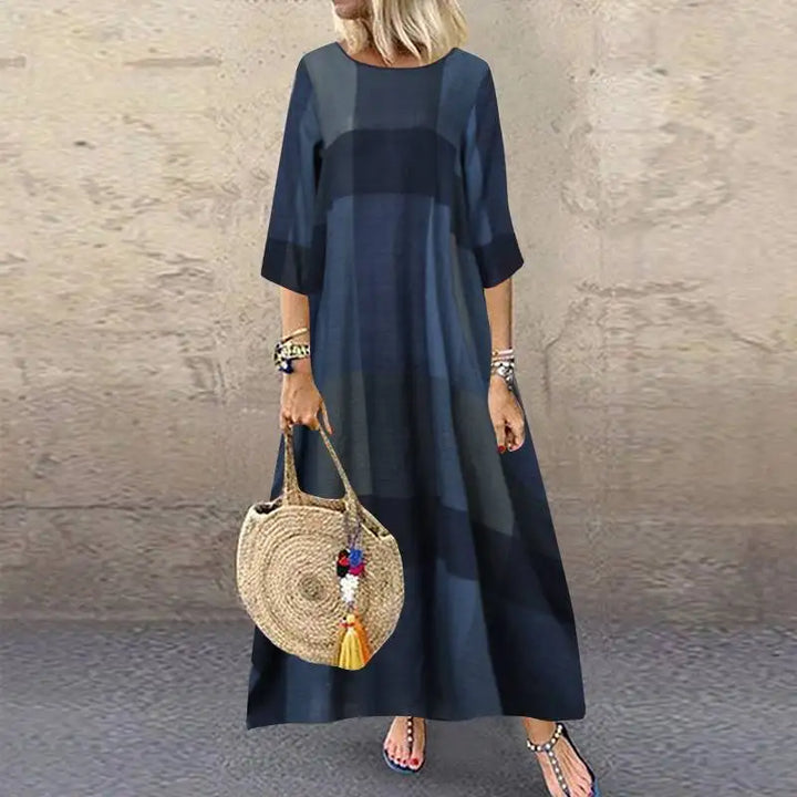 Whitney Effortless Short Sleeve Maxi Dress
