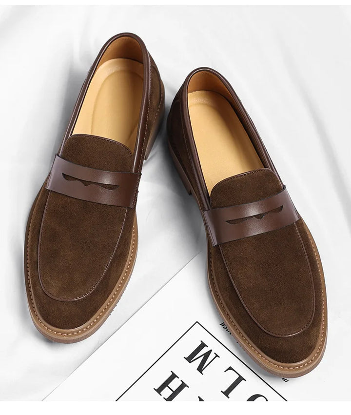 Joshua Suede Slip-On Loafers