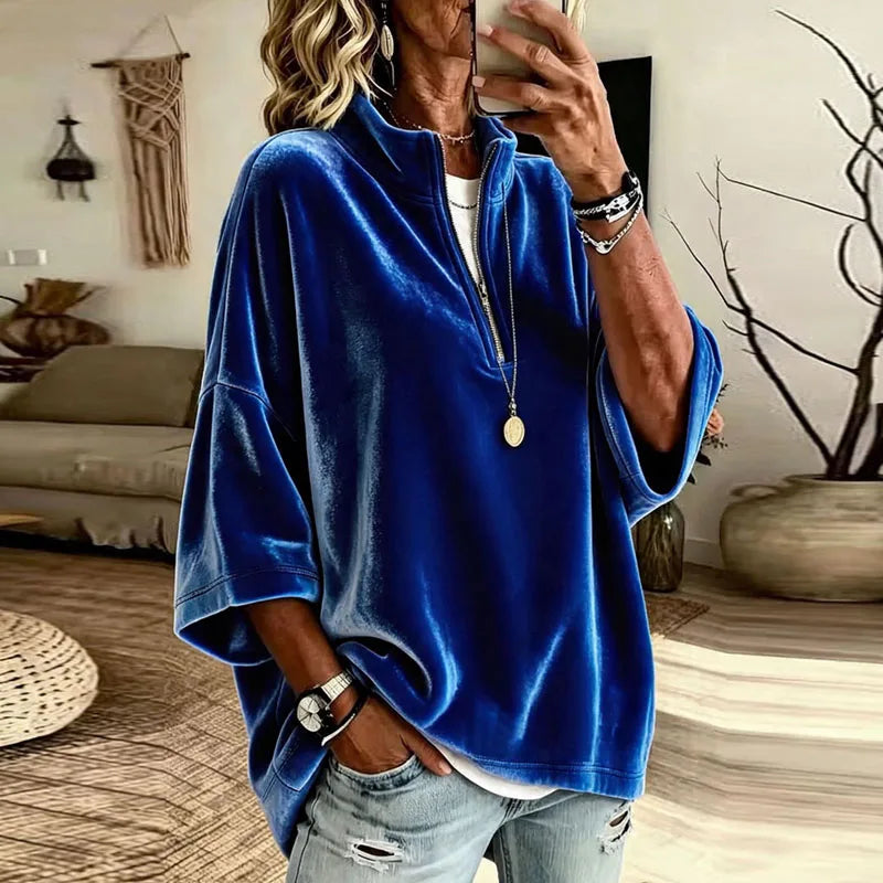 Mirelle Soft Comfort Half Zip Pullover