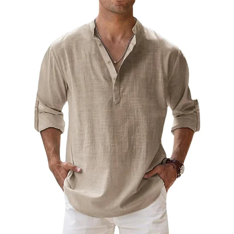 Hunter Long Sleeve Henley Shirt
