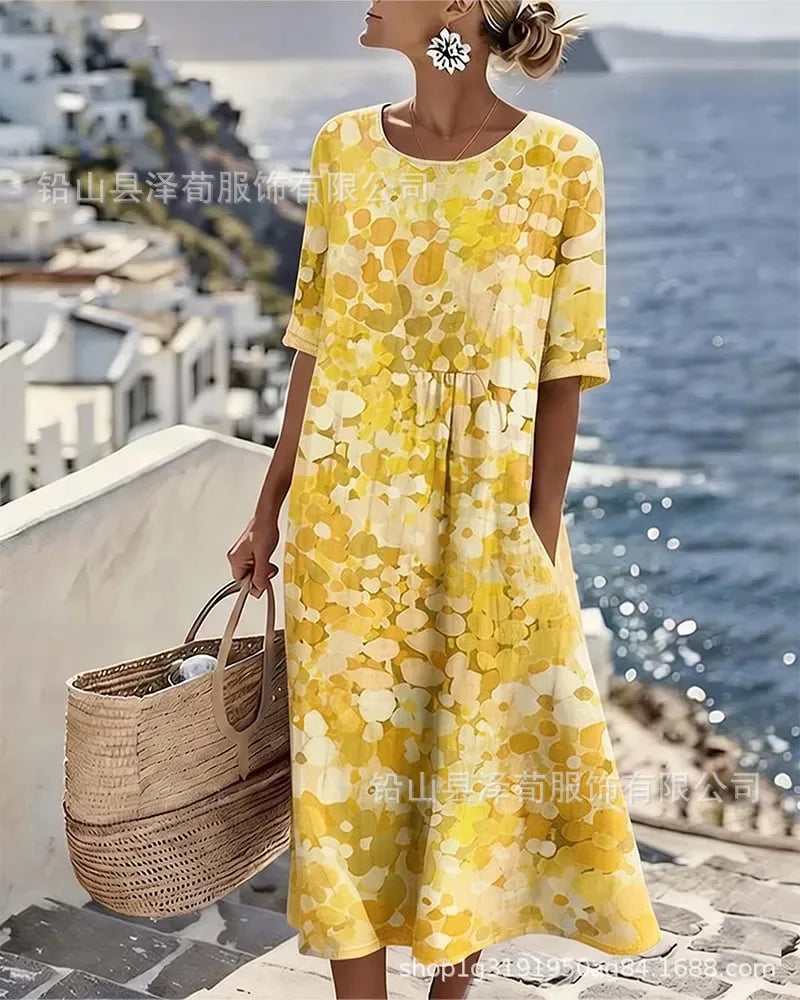 Arabella Boho Floral Maxi Dress