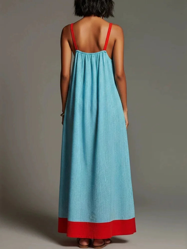 Amelie Square Neck Maxi Dress
