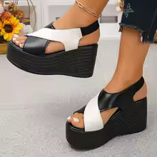 Delila Cushioned Orthopedic Wedge Sandals