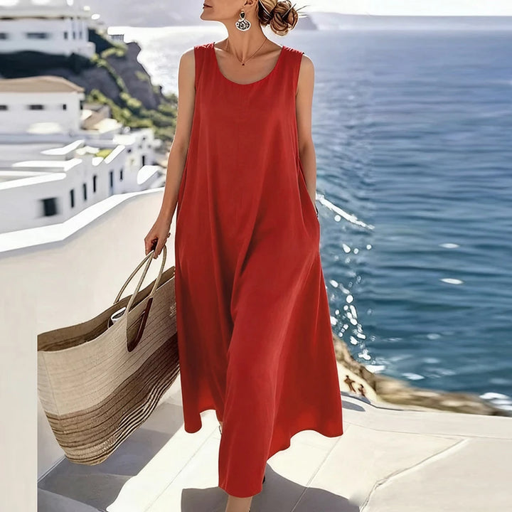 Kendall Elegant Sleeveless Maxi Dress