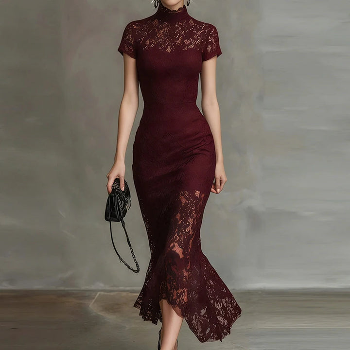 Genevieve Lace Wedding Guest Dress