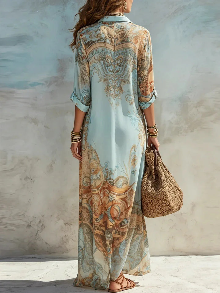 Celestine Elegant Boho Maxi Dress
