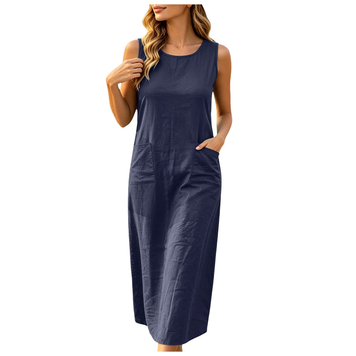 Parker Sleeveless Pocket Midi Dress